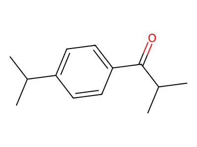 2-(4-Isobutyrylphenyl)propane structure
