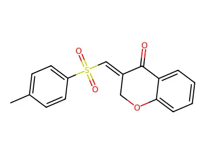 3-[(4-Methylphenyl)sulfonylmethylidene]chroman-4-one structure