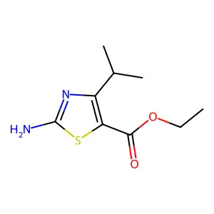 Ethyl 2-amino-4-(propan-2-yl)-1,3-thiazole-5-carboxylate structure
