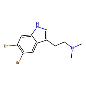 5,6-Dibromodimethyltryptamine structure
