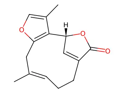 Linderalactone structure