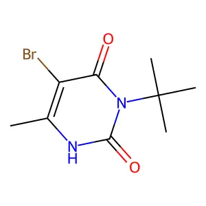 5-Bromo-3-(1,1-dimethylethyl)-6-methyl-2,4(1H,3H)-pyrimidinedione structure