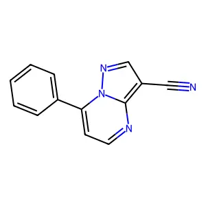 7-Phenylpyrazolo[1,5-a]pyrimidine-3-carbonitrile structure