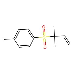 1-methyl-4-(2-methylbut-3-en-2-ylsulfonyl)benzene structure