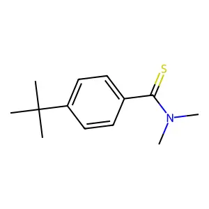4-叔丁基-N,N-二甲基苯硫代甲酰胺 structure