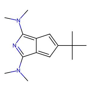 2-Azapentalene, 1,3-bis(dimethylamino)-5-tert-butyl- structure