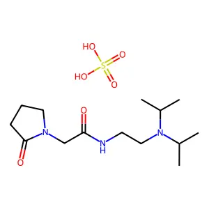硫酸普拉西坦 structure