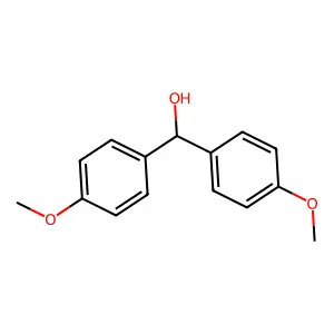 p,p'-Dimethoxybenzhydryl alcohol structure