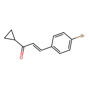 3-(4-Bromophenyl)-1-cyclopropylprop-2-en-1-one structure