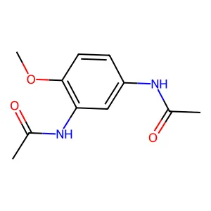 N,N'-(4-甲氧基-1,3-亚苯基)双乙酰胺 structure