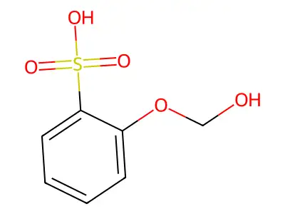 羟甲氧基苯磺酸 structure