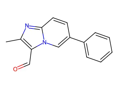 2-Methyl-6-phenylimidazo[1,2-a]pyridine-3-carbaldehyde structure