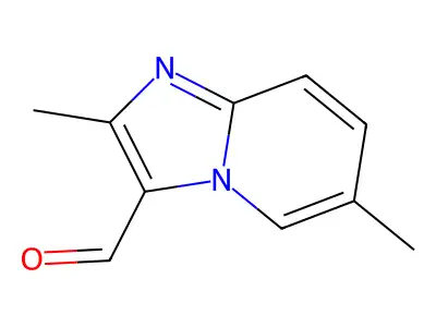 2,6-Dimethylimidazo[1,2-a]pyridine-3-carbaldehyde structure