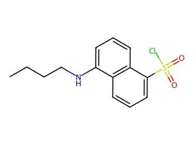 5-butylaminonaphthalene-1-sulfonyl Chloride structure