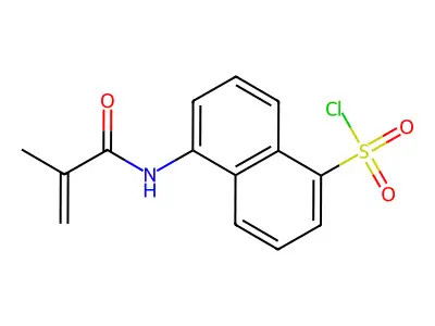 5-(2-methylprop-2-enoylamino)naphthalene-1-sulfonyl Chloride structure