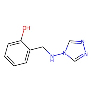 2-[(4H-1,2,4-triazol-4-ylamino)methyl]phenol structure