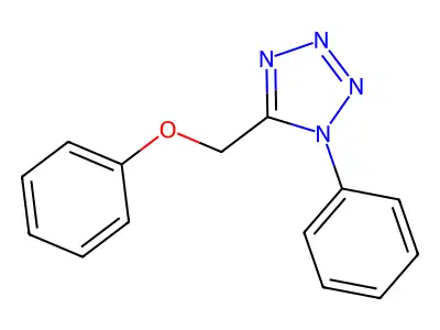 5-(Phenoxymethyl)-1-phenyltetrazole structure
