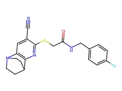 C20H19FN4OS structure