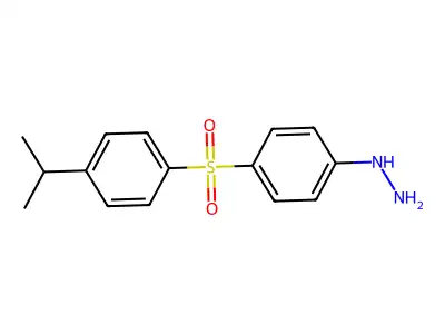 {4-[4-(Propan-2-yl)benzenesulfonyl]phenyl}hydrazine structure