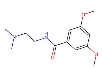 N-[2-(dimethylamino)ethyl]-3,5-dimethoxybenzamide structure