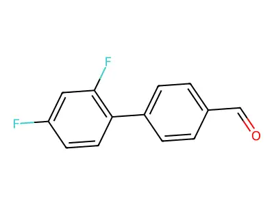 4-(2,4-Difluorophenyl)benzaldehyde structure