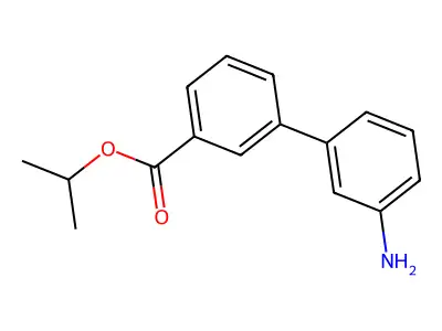 3'-Amino-biphenyl-3-carboxylic acid isopropyl ester structure