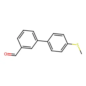 3-(4-Methylthiophenyl)benzaldehyde structure