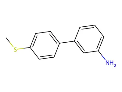 4'-(Methylsulfanyl)[1,1'-biphenyl]-3-amine structure