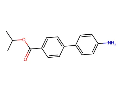 Isopropyl 4'-amino-[1,1'-biphenyl]-4-carboxylate structure