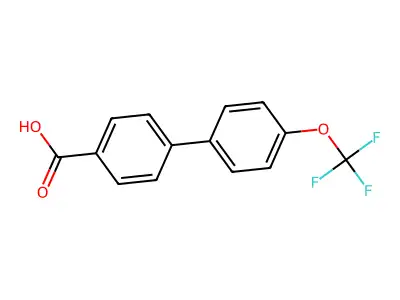 4'-Trifluoromethoxy-biphenyl-4-carboxylic acid structure