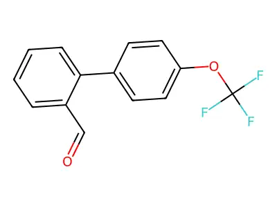 4'-Trifluoromethoxy-biphenyl-2-carbaldehyde structure