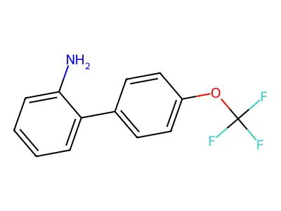 4-三氟甲氧基联苯-2-胺 structure
