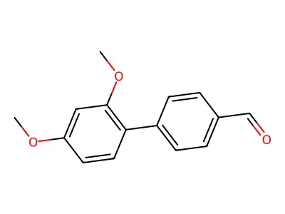 4-(2,4-Dimethoxyphenyl)benzaldehyde structure