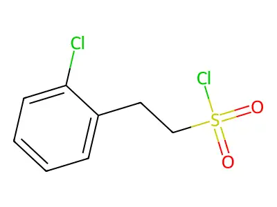 2-(2-Chlorophenyl)ethane-1-sulfonyl chloride structure