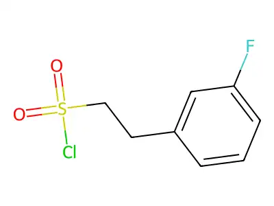 3-Fluorobenzeneethanesulfonyl chloride structure