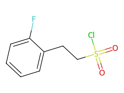 2-(2-Fluorophenyl)ethane-1-sulfonyl chloride structure