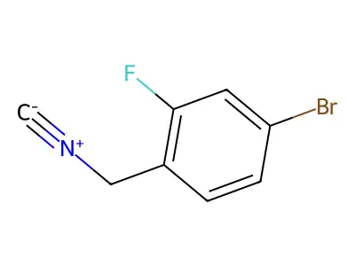 4-Bromo-2-fluorobenzylisocyanide structure