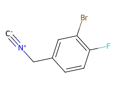 3-Bromo-4-fluorobenzylisocyanide structure