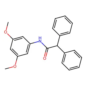 N-(3,5-二甲氧基苯基)-2,2-二苯基乙酰胺 structure