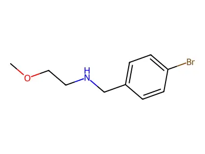 N-(4-bromobenzyl)-2-methoxyethanamine structure