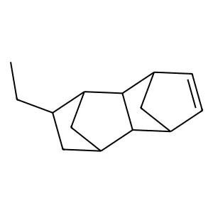1,4:5,8-Dimethanonaphthalene, 2-ethyl-1,2,3,4,4a,5,8,8a-octahydro- structure