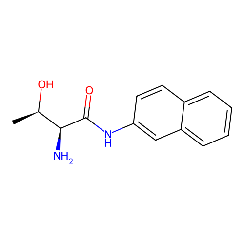 (2S,3R)-2-Amino-3-hydroxy-N-2-naphthalenylbutanamide structure