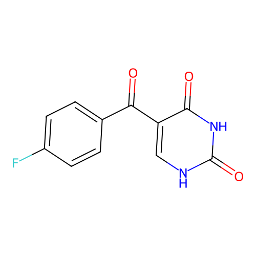 5-(4-Fluorobenzoyl)pyrimidine-2,4(1h,3h)-dione structure