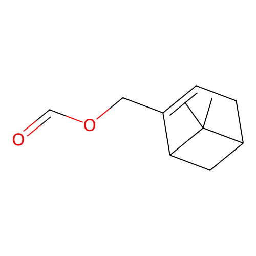 Bicyclo(3.1.1)hept-2-ene-2-methanol, 6,6-dimethyl-, 2-formate structure