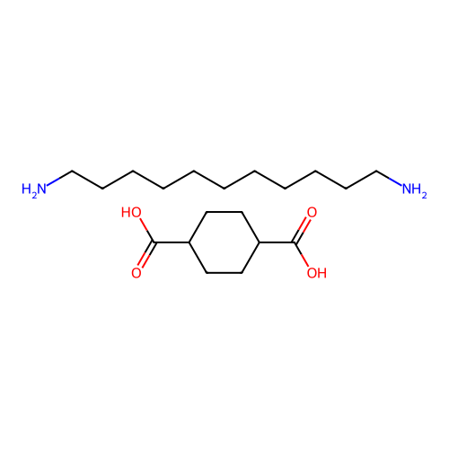 1,4-Cyclohexanedicarboxylic acid, compd. with 1,11-undecanediamine (1:1) structure