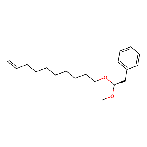 Benzene, (2-(9-decenyloxy)-2-methoxyethyl)- structure
