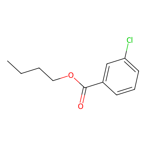 Butyl 3-chlorobenzoate structure