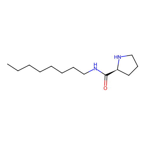 l-prolyl-N-octylamine structure