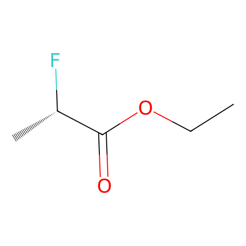 ethyl (2S)-2-fluoropropanoate structure