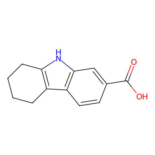2,3,4,9-tetrahydro-1H-carbazole-7-carboxylic acid structure